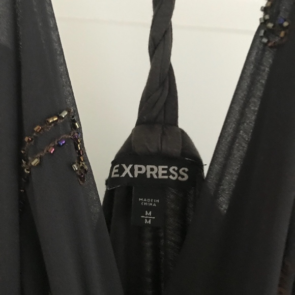 Sequined T-Back Top - Picture 4 of 4